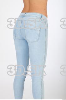 Thigh blue jeans of Molly 0006